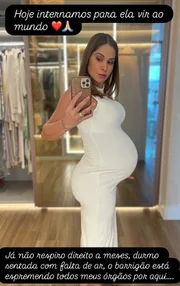 Maíra Cardi atualizou seu estado de saúde nos stories do Instagram Maíra Cardi atualizou seu estado de saúde nos stories do Instagram