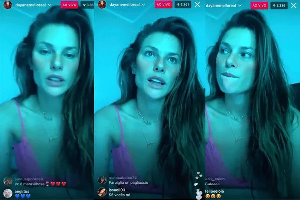 Em live no Instagram, Dayane Mello diz ter sido a protagonista de A Fazenda 13