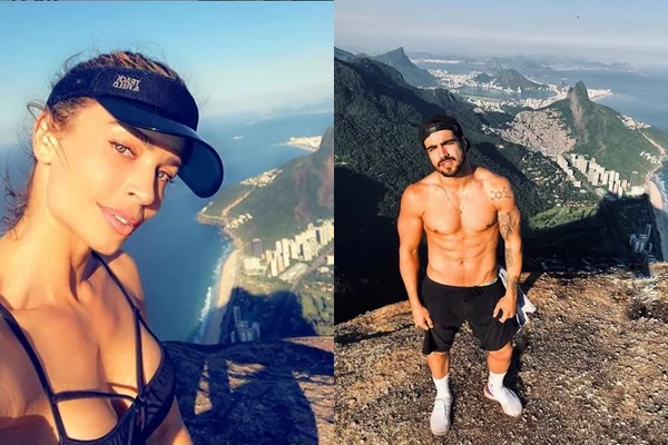 Grazi Massafera curte fim de ano com Caio Castro em Pernambuco