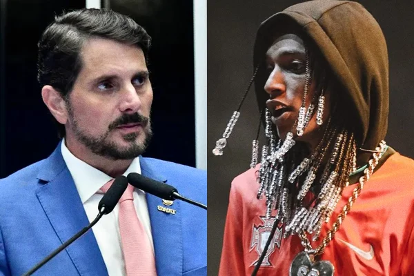 Senador Marcos do Val e o rapper Oruam