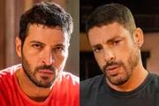 Leandro Lima e Cauã Reymond em Vale Tudo