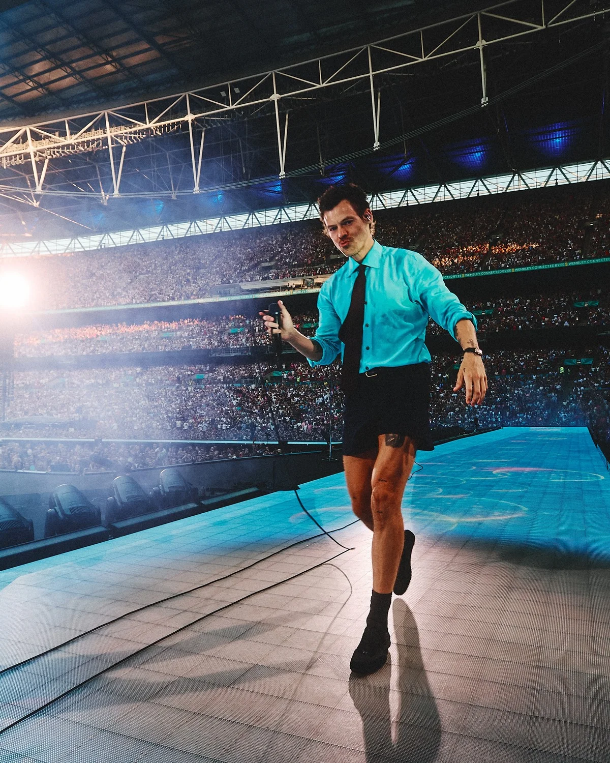 Harry Styles em um dos shows de Londres Harry Styles em um dos shows de Londres