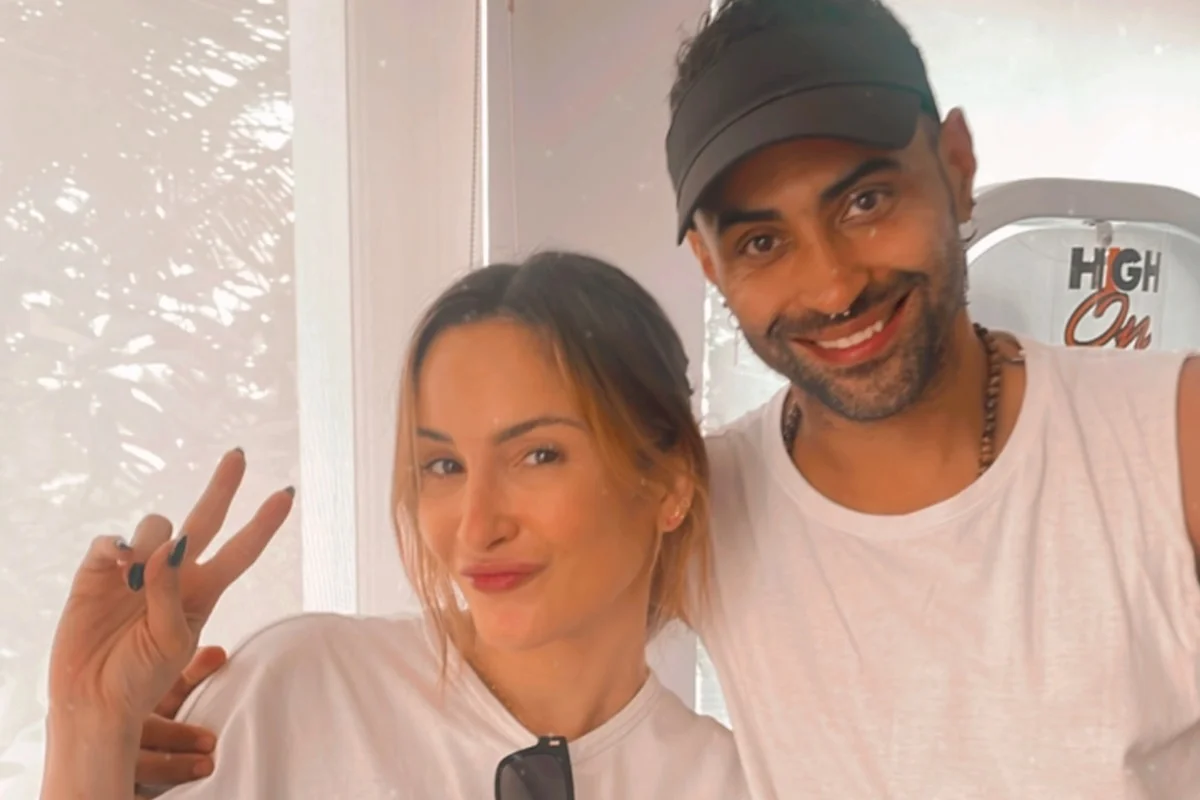 Claudia Leitte e Robson Mano posam para o Instagram Claudia Leitte e Robson Mano posam para o Instagram