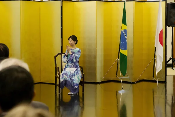 Evento para a princesa Kako do Japão na Embaixada do Japão - Metrópoles