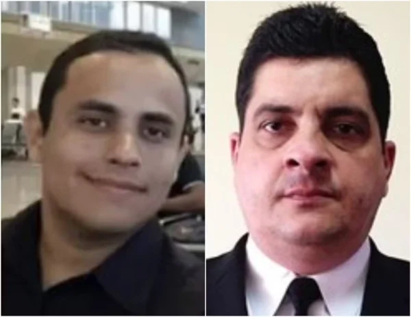Os ex-assessores do ex-presidente Jair Bolsonaro (PL): Tercio Arnaud (à esquerda) e Marcelo Câmara (à direita)
