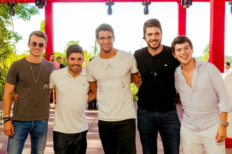 Os organizadores: Anndrey Mansur, Phillipe Vilela, Carlos Taurisano, Lucas Hamu e Marcelo Uyvari Os organizadores: Anndrey Mansur, Phillipe Vilela, Carlos Taurisano, Lucas Hamu e Marcelo Uyvari