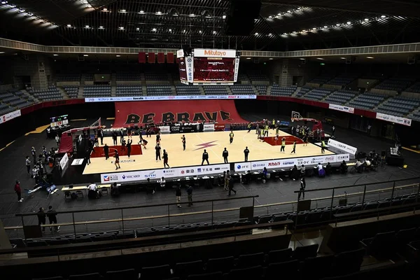Jogo da Liga Japonesa de Basquete é disputado com portões fechados