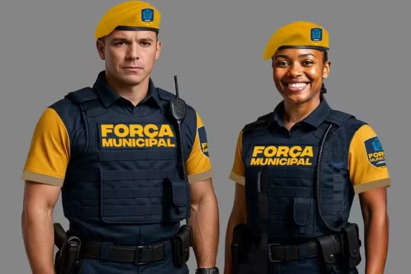 Imagem colorida de uniforme da nova Força Municipal - Metrópoles
