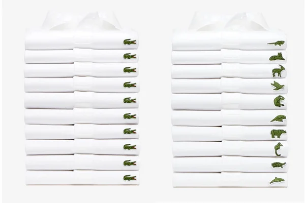 Lacoste substitui crocodilo de camisas em prol de animais em extinção