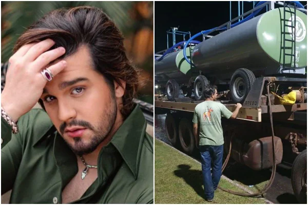 Luan Santana caminhão pipa