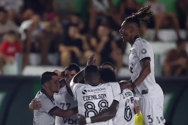 Imagem colorida da partida entre Boavista x Botafogo