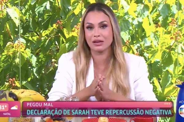 No Mais Você, Sarah diz se arrepender por debochar da pandemia