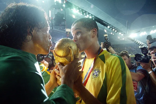 Veja fotos históricas do Penta do Brasil na Copa do Mundo de 2002