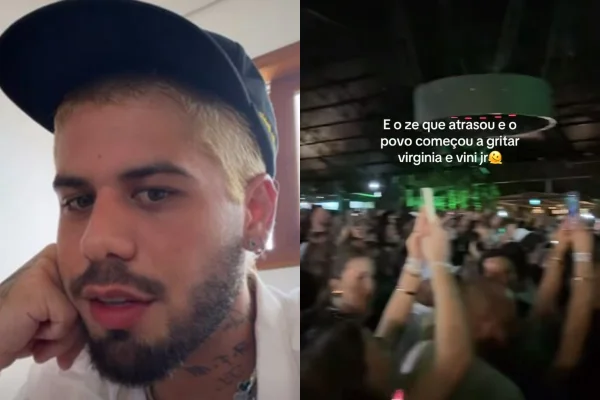 Público se revolta com Zé Felipe em show e grita por Virginia