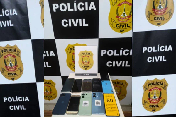 PCDF apreende iPhones roubados e prende um na Feira dos Importados