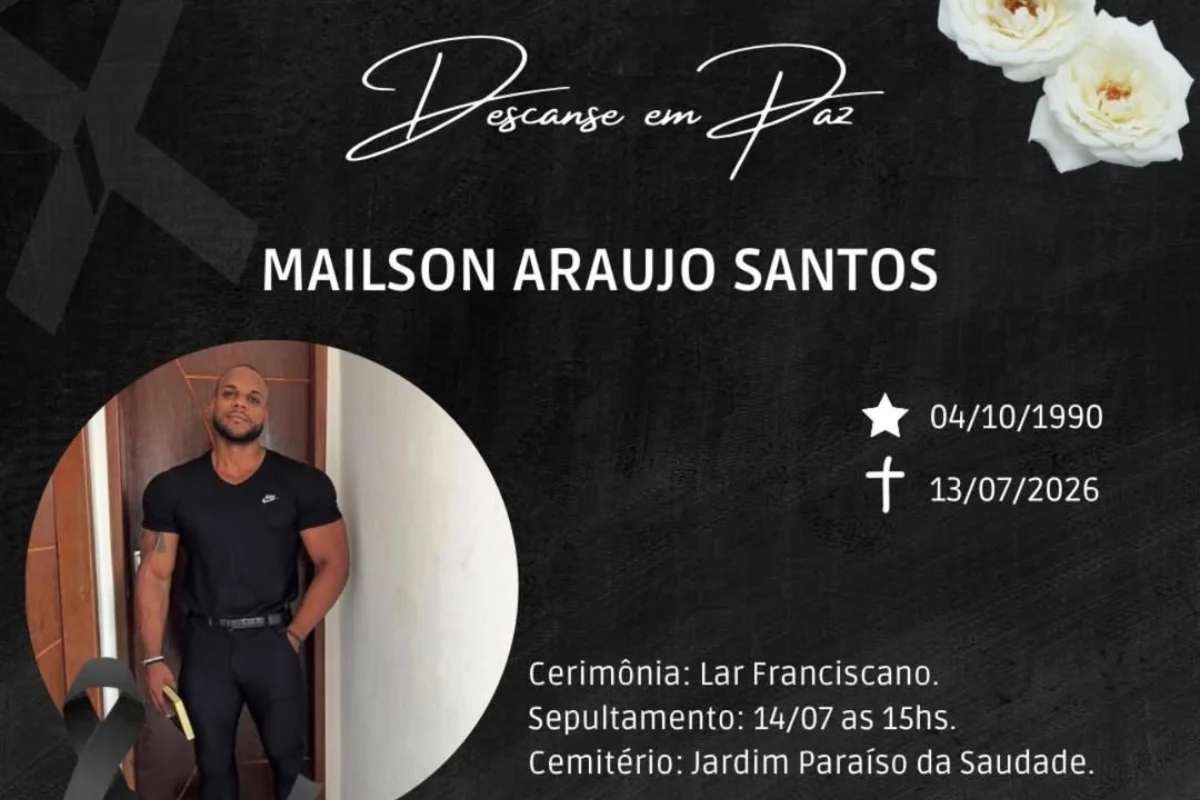 Parada cardíaca matou fisiculturista Mailson Araújo Santos, diz site - imagem 2 Parada cardíaca matou fisiculturista Mailson Araújo Santos, diz site - imagem 2