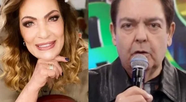 Lucimara Parisi e Faustão