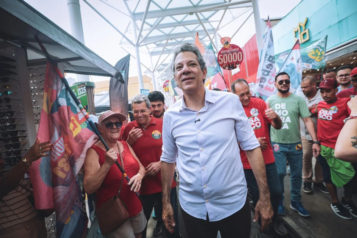 Haddad participa de caminhada em Osasco, mesmo local onde o governador Tarcísio de Freitas iniciou a campanha dele Haddad participa de caminhada em Osasco, mesmo local onde o governador Tarcísio de Freitas iniciou a campanha dele