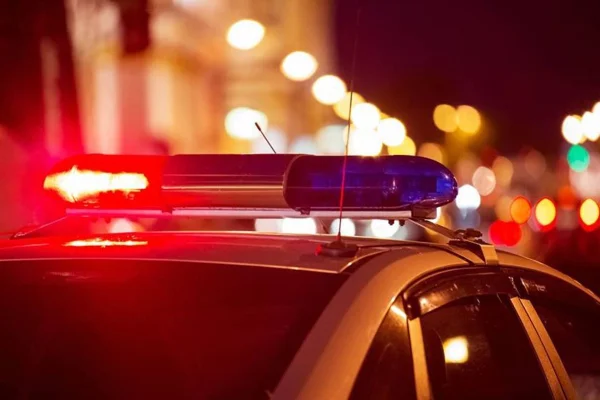 sirenes de um carro da polícia