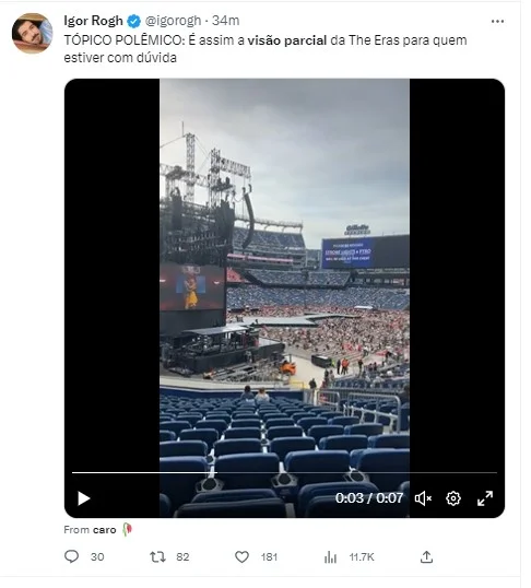 Imagens de show da turnê de Taylor nos EUA Imagens de show da turnê de Taylor nos EUA