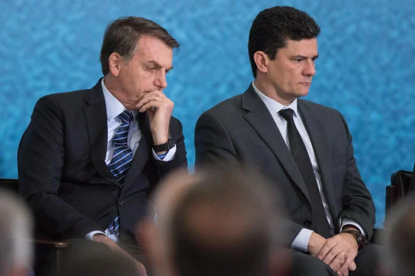 Brasília (DF), 03/10/19. Jair Messias Bolsonaro. Sérgio Moro. Lançamento do pacote anticrime do governo federal
