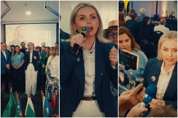 Convenção do DC de Clariana Barão à Presidência - Metrópoles