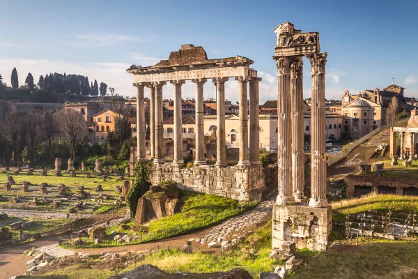 Templo de saturno roma imperio romano