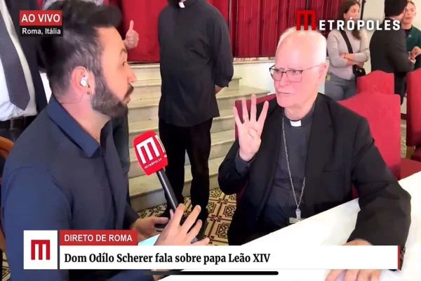 Imagem colorida do cardeal brasileiro Odilo Scherer - Metrópoles