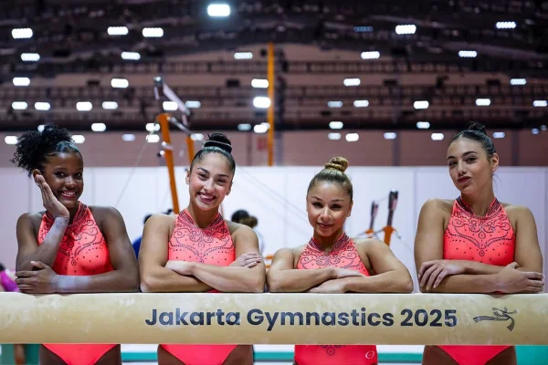 Foto das atletas de Ginástica Artística - Metrópooles
