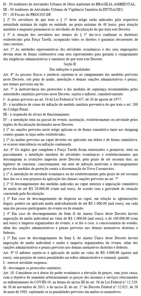 Shows e eventos esportivos estão liberados no DF a partir desta 2ª - imagem 2 Shows e eventos esportivos estão liberados no DF a partir desta 2ª - imagem 2
