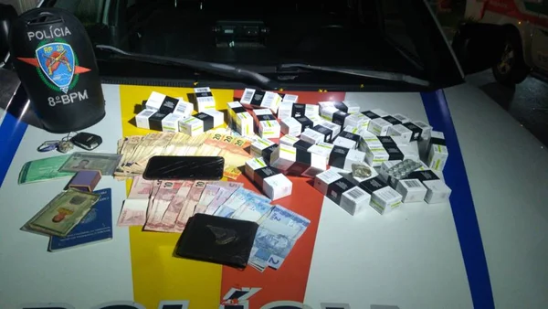 PM flagra homem com 900 cartelas de Rohypnol no DF