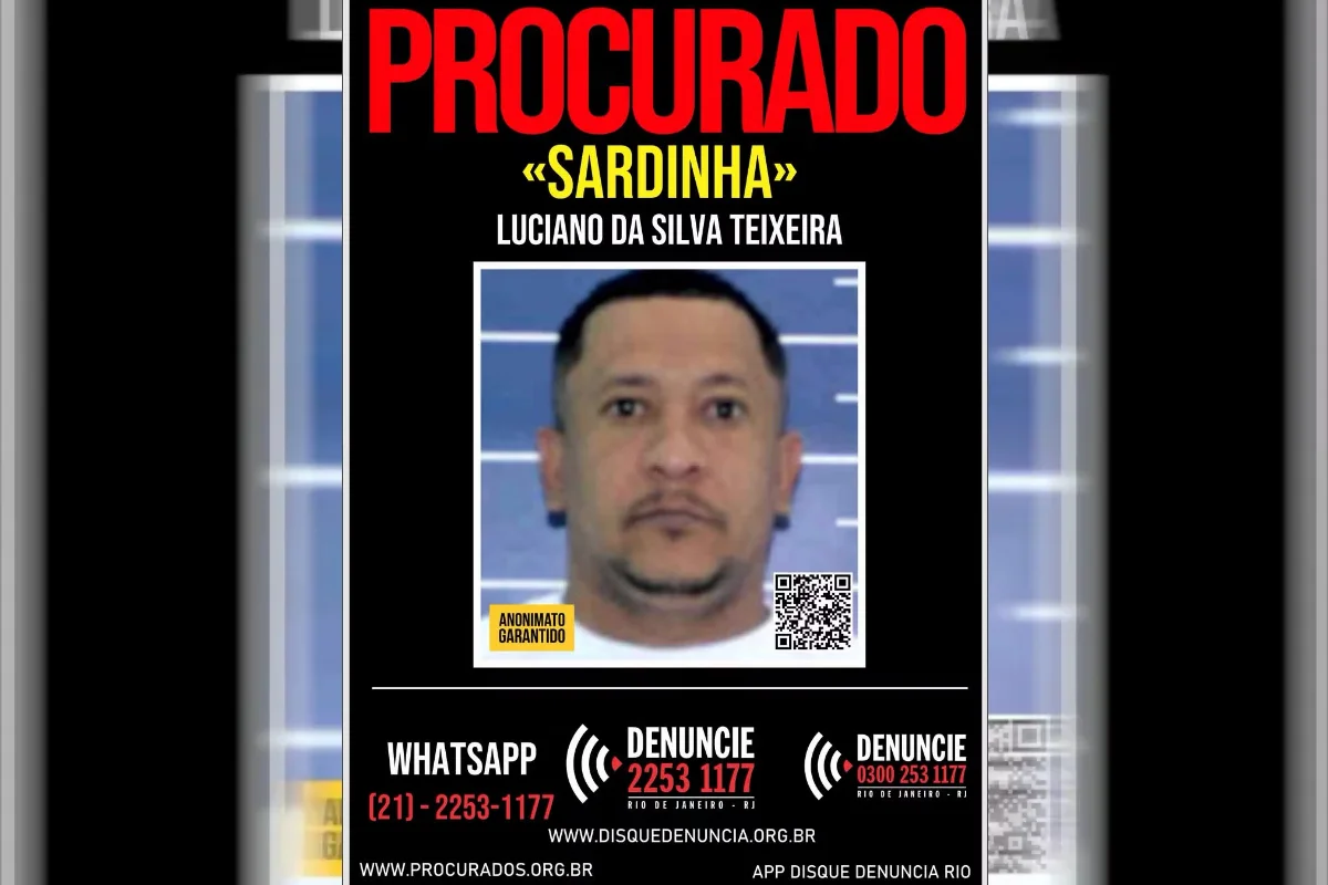 "Sardinha" é procurado "Sardinha" é procurado