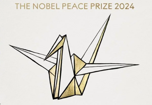 Imagem colorida do PRêmio Nobel da Paz 2024