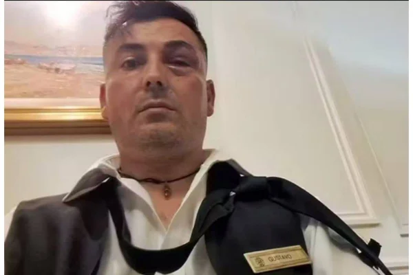 imagem colorida funcionário hotel agredido buenos aires