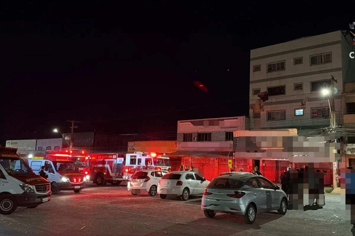 Explosão no Núcleo Bandeirante: Defesa Civil interdita prédio e aponta risco de colapso