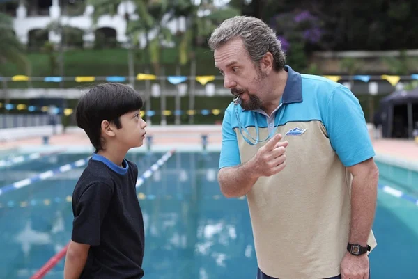 Augusto Madeira e Vinícius Higo no filme Turma da Mônica - Lições