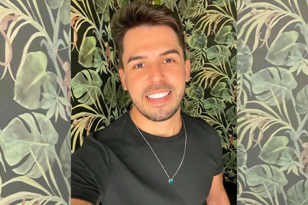Affair de Gil do Vigor posa agarrado ao ex-BBB e se declara
