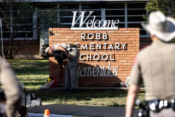 robb elementary school na cidade de uvalde texas