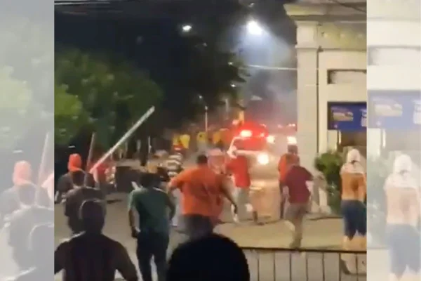 Briga entre torcedores de Sport e Náutico