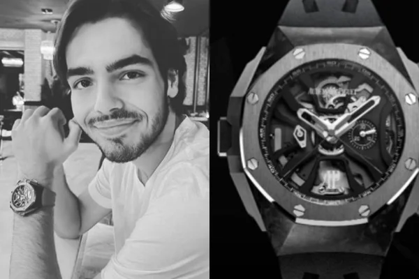 Filho de Faustão exibe relógio avaliado em mais de R$1 milhão