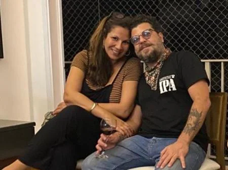 Carla Daniel e o namorado Sérgio Stamile