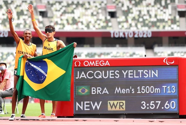 Yeltsin Jacques domina os 1.500m e ganha o 100º ouro do Brasil em Paralimpíadas