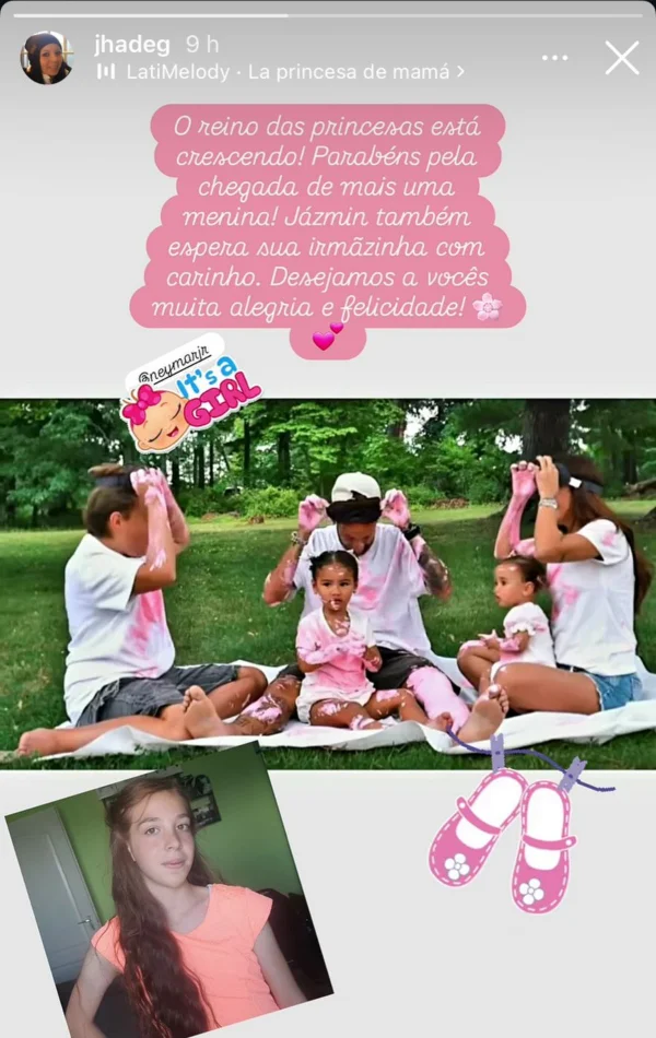 Mãe de suposta filha de Neymar parabeniza Biancardi por gravidez - destaque galeria Mãe de suposta filha de Neymar parabeniza Biancardi por gravidez - destaque galeria