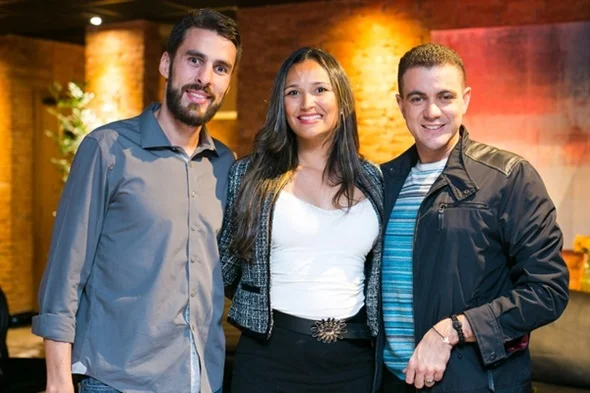 Hugo Auler, Ludmila Oliveira e Tiago Correa Hugo Auler, Ludmila Oliveira e Tiago Correa