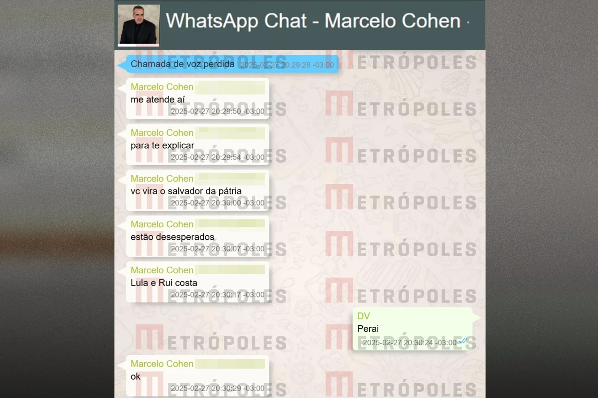 Marcelo Cohen conversa com Daniel Vorcaro sobre contratos com o governo Lula para a COP30 Marcelo Cohen conversa com Daniel Vorcaro sobre contratos com o governo Lula para a COP30