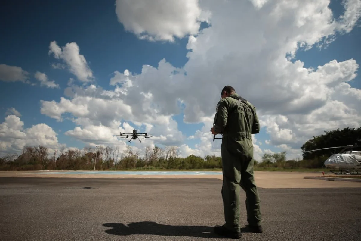 Drones que serão usados pela PM para flagrar crimes eleitorais são testados - imagem 3 Drones que serão usados pela PM para flagrar crimes eleitorais são testados - imagem 3