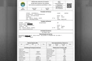 Nota fiscal emitida por hotel em Maceió (AL) em nome do outro filho do presidente do Serviço Geológico Brasileiro, estatal vinculada ao Ministério de Minas e Energia