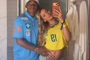 Endrick e a esposa, Gabriely Miranda, que está grávida do 1º filho do jogador Endrick e a esposa, Gabriely Miranda, que está grávida do 1º filho do jogador