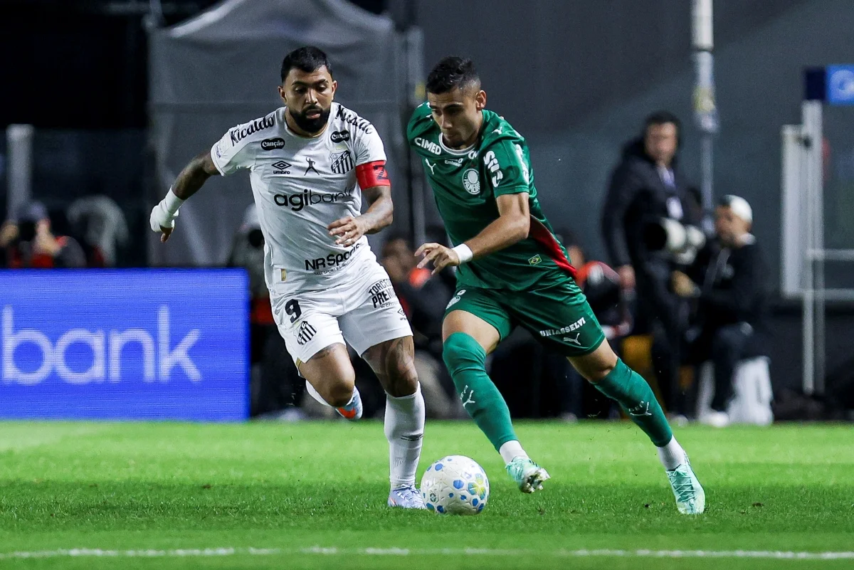 O Palmeiras visitou o Santos na 33ª rodada do Brasileirão O Palmeiras visitou o Santos na 33ª rodada do Brasileirão
