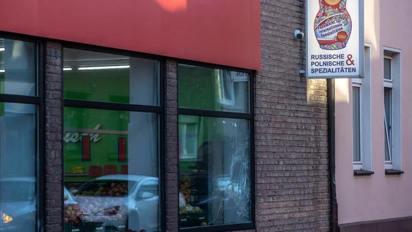 fachada de supermercado na Alemanha